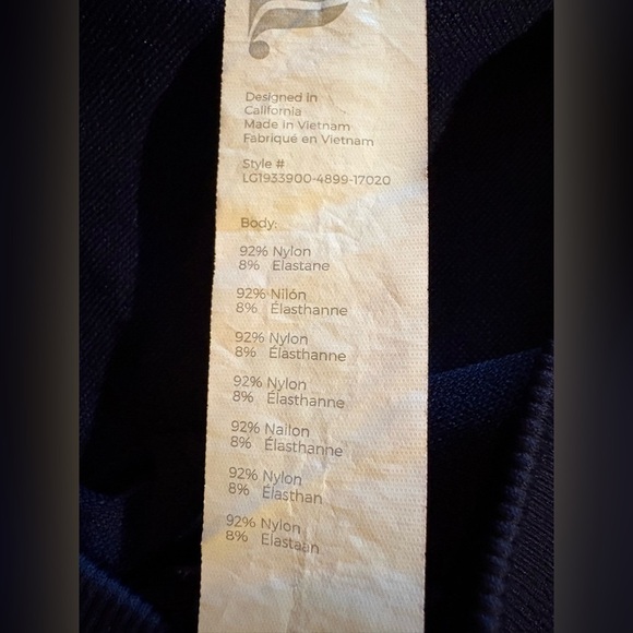 Fabletics Seamless Punch Cobalt Leggings size XS - Picture 6 of 11